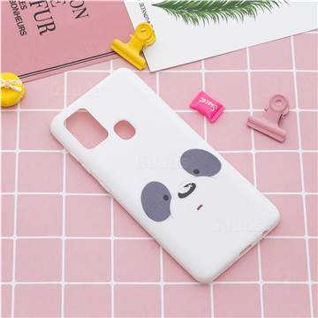 White Feather Panda Soft Kiss Candy Hand Strap Silicone Case for ...