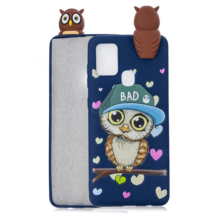 Bad Owl Soft 3D Climbing Doll Soft Case for Samsung Galaxy A21s
