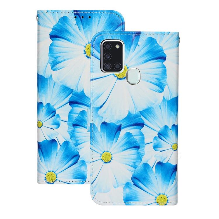 Orchid Flower PU Leather Wallet Case for Samsung Galaxy A21s