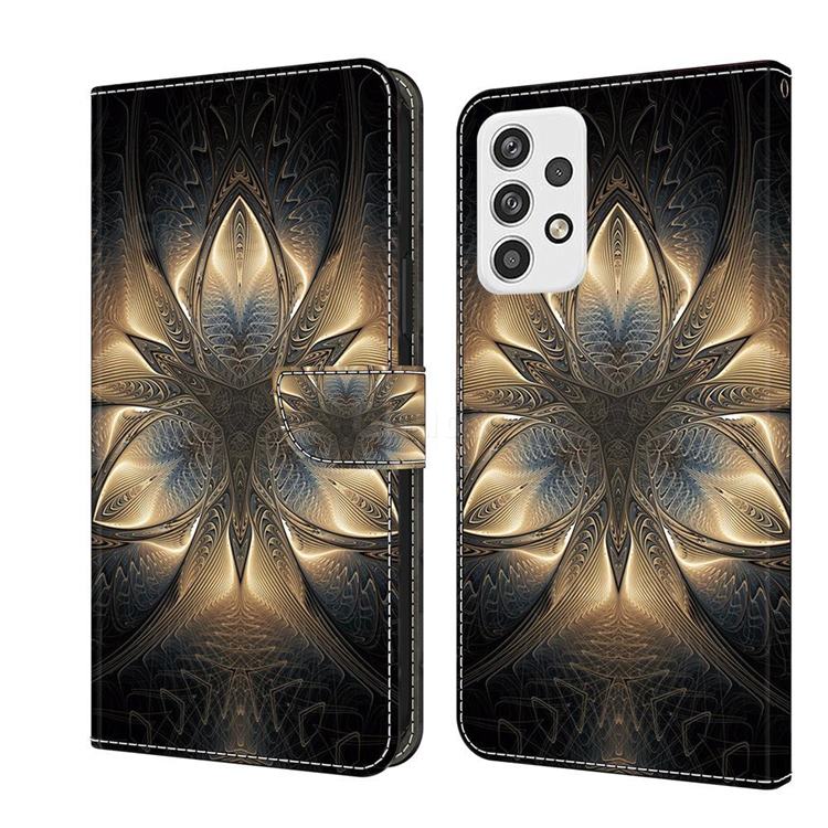 Resplendent Mandala Crystal PU Leather Protective Wallet Case Cover for Samsung Galaxy A23