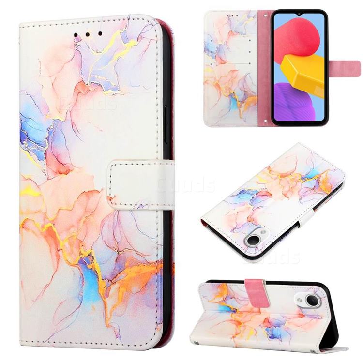 Galaxy Dream Marble Leather Wallet Protective Case for Samsung Galaxy A23E