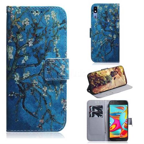 Apricot Tree PU Leather Wallet Case for Samsung Galaxy A2 Core