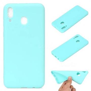 Candy Soft TPU Back Cover for Samsung Galaxy A30 - Green