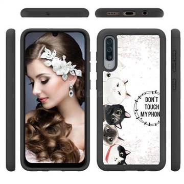 Cute Kittens Shock Absorbing Hybrid Defender Rugged Phone Case Cover for Samsung Galaxy A30s