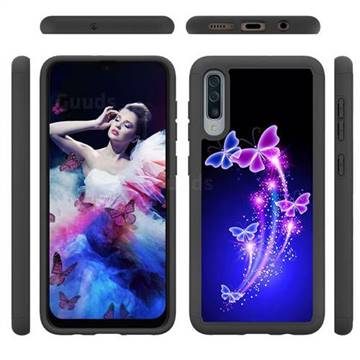 Dancing Butterflies Shock Absorbing Hybrid Defender Rugged Phone Case Cover for Samsung Galaxy A30s