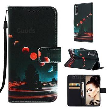 Wandering Earth Matte Leather Wallet Phone Case for Samsung Galaxy A30s