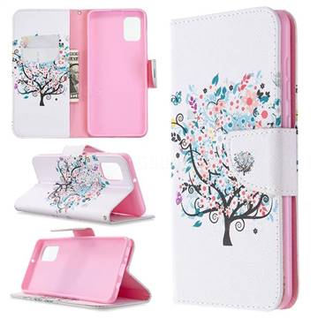 Colorful Tree Leather Wallet Case for Samsung Galaxy A31