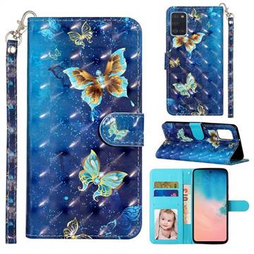 Rankine Butterfly 3D Leather Phone Holster Wallet Case for Samsung Galaxy A31