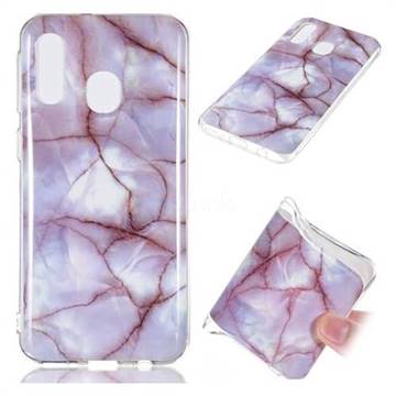 Earth Soft TPU Marble Pattern Phone Case for Samsung Galaxy A40