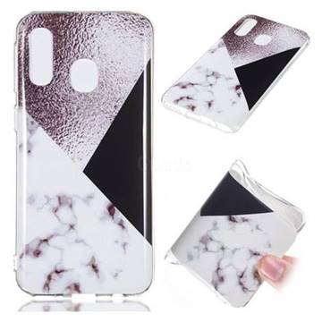 Black white Grey Soft TPU Marble Pattern Phone Case for Samsung Galaxy A40