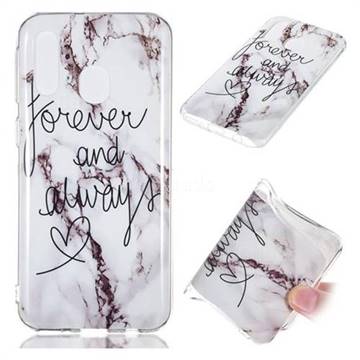 Forever Soft TPU Marble Pattern Phone Case for Samsung Galaxy A40