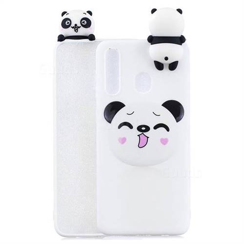 Smiley Panda Soft 3D Climbing Doll Soft Case for Samsung Galaxy A40