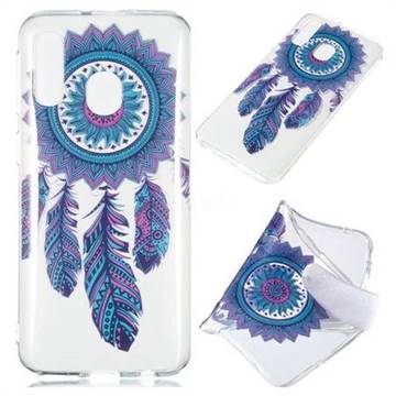 Blue Wind Chimes Super Clear Soft TPU Back Cover for Samsung Galaxy A40