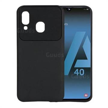 Carapace Soft Back Phone Cover for Samsung Galaxy A40 - Black