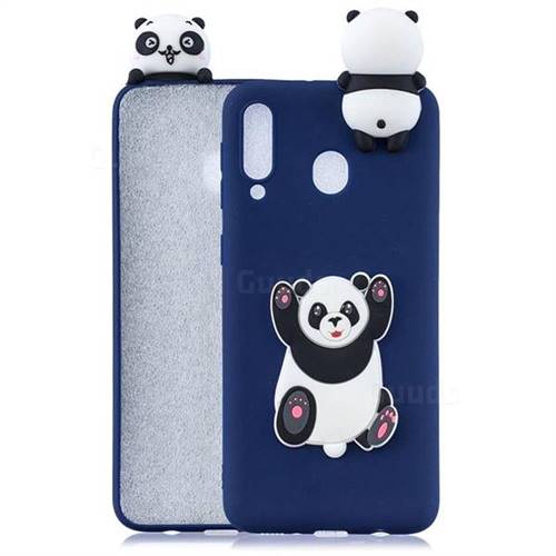 Giant Panda Soft 3D Climbing Doll Soft Case for Samsung Galaxy A40