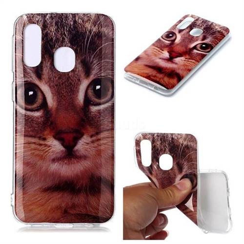 Garfield Cat Soft TPU Cell Phone Back Cover for Samsung Galaxy A40