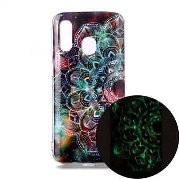 Datura Flowers Noctilucent Soft TPU Back Cover for Samsung Galaxy A40