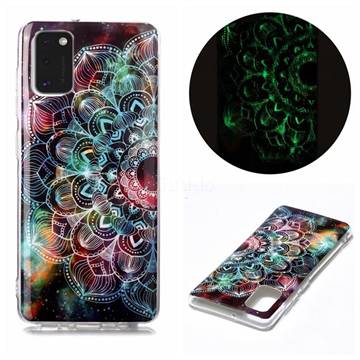 Datura Flowers Noctilucent Soft TPU Back Cover for Samsung Galaxy A41