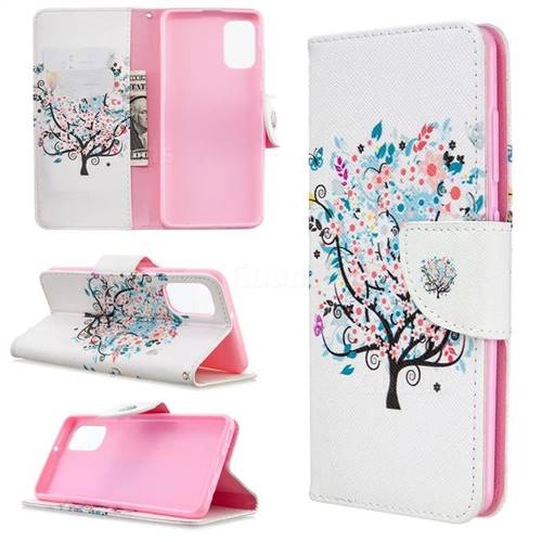 Colorful Tree Leather Wallet Case for Samsung Galaxy A41