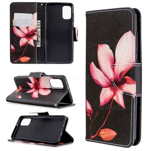 Lotus Flower Leather Wallet Case for Samsung Galaxy A41