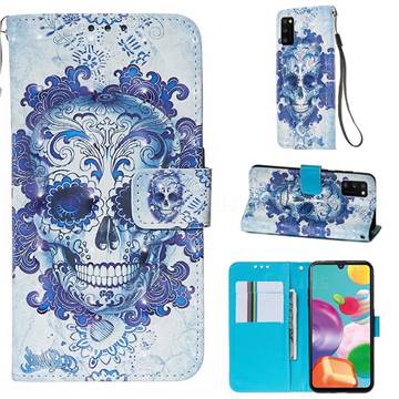Cloud Kito 3D Painted Leather Wallet Case for Samsung Galaxy A41