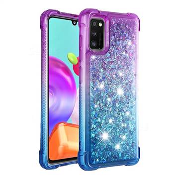 Rainbow Gradient Liquid Glitter Quicksand Sequins Phone Case For 