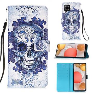 Cloud Kito 3D Painted Leather Wallet Case for Samsung Galaxy A42 5G