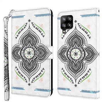 Mandala Totem 3D Painted Leather Wallet Case for Samsung Galaxy A42 5G