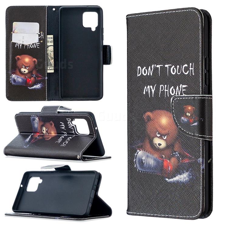 Chainsaw Bear Leather Wallet Case for Samsung Galaxy A42 5G