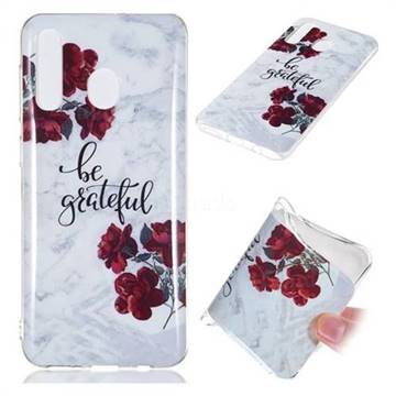 Rose Soft TPU Marble Pattern Phone Case for Samsung Galaxy A50