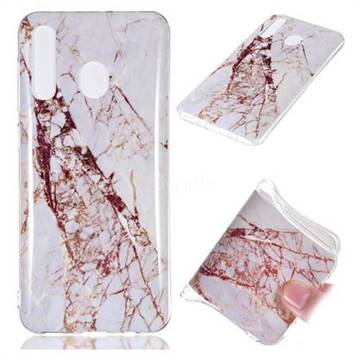 White Crushed Soft TPU Marble Pattern Phone Case for Samsung Galaxy A50