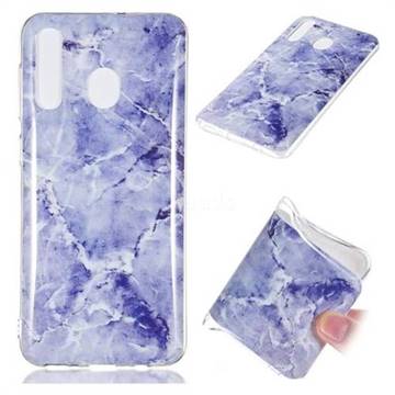 Light Gray Soft TPU Marble Pattern Phone Case for Samsung Galaxy A50
