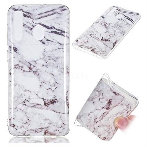 White Soft TPU Marble Pattern Case for Samsung Galaxy A50