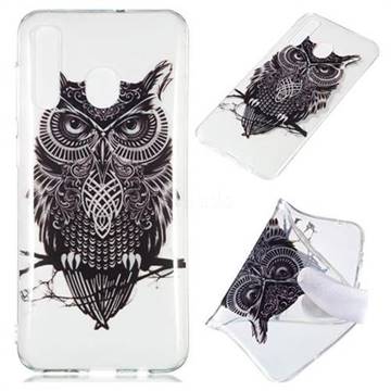 Staring Owl Super Clear Soft TPU Back Cover for Samsung Galaxy A50
