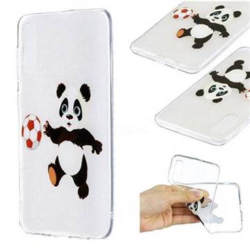 Football Panda Super Clear Soft TPU Back Cover for Samsung Galaxy A50