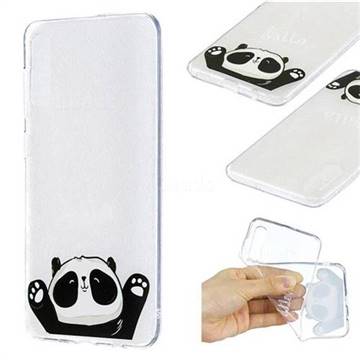Hello Panda Super Clear Soft TPU Back Cover for Samsung Galaxy A50