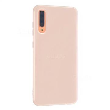 2mm Candy Soft Silicone Phone Case Cover for Samsung Galaxy A50 - Light Pink