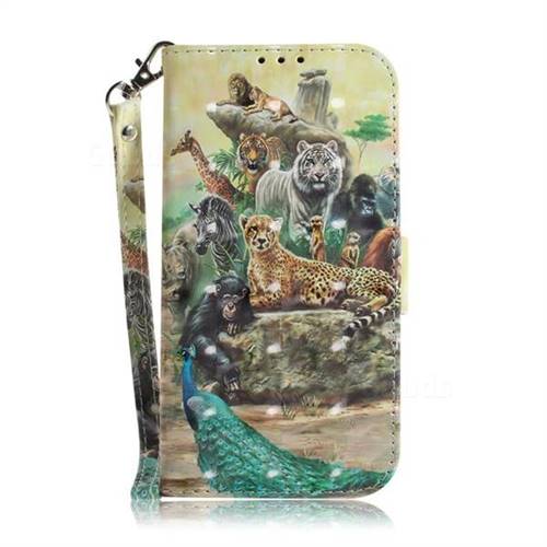 Beast Zoo 3D Painted Leather Wallet Phone Case for Samsung Galaxy A50 ...