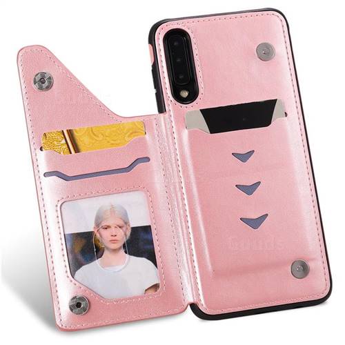 Luxury Bee and Cat Multifunction Magnetic Card Slots Stand Leather