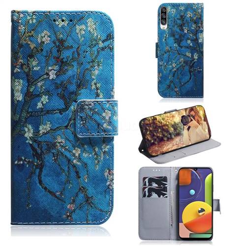Apricot Tree PU Leather Wallet Case for Samsung Galaxy A50s