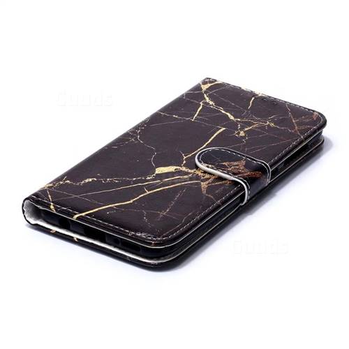 Black Gold Marble PU Leather Wallet Case for Samsung Galaxy A50s ...