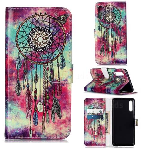 Butterfly Chimes PU Leather Wallet Case for Samsung Galaxy A50s
