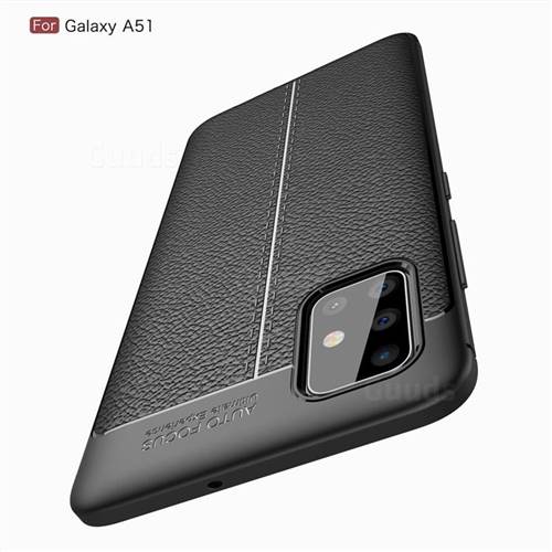 Luxury Auto Focus Litchi Texture Silicone TPU Back Cover for Samsung