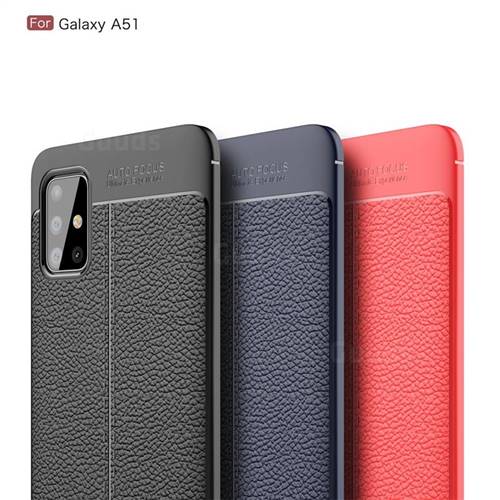 Luxury Auto Focus Litchi Texture Silicone TPU Back Cover for Samsung