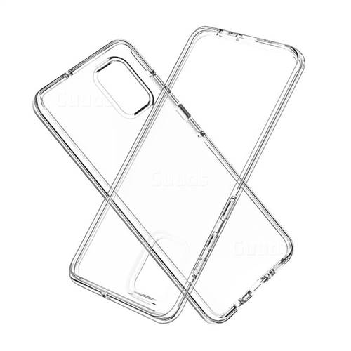 Transparent 2 in 1 Drop-proof Cell Phone Back Cover for Samsung Galaxy A51 4G