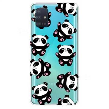Hug Panda Super Clear Soft TPU Back Cover for Samsung Galaxy A51 4G