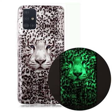 Leopard Tiger Noctilucent Soft TPU Back Cover for Samsung Galaxy A51 4G