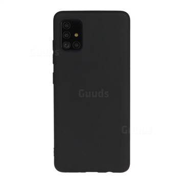 Candy Soft TPU Back Cover for Samsung Galaxy A51 4G - Black