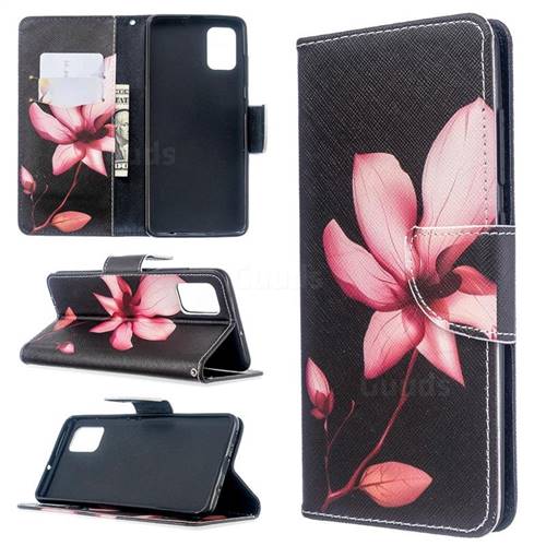 Lotus Flower Leather Wallet Case for Samsung Galaxy A51 4G