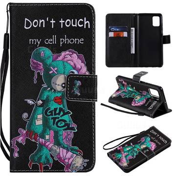 One Eye Mice PU Leather Wallet Case for Samsung Galaxy A51 4G
